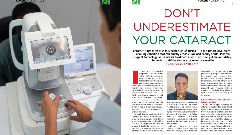 Don’t  Underestimate  Your Cataract